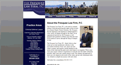 Desktop Screenshot of fresquezlaw.com